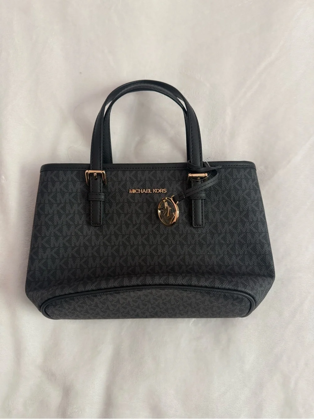 NWOT Michael Kors Black Logo Mini Bag